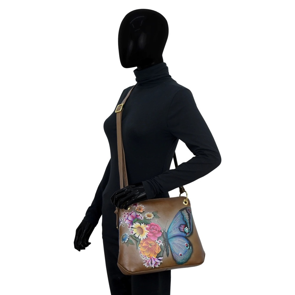 Anuschka Butterfly Crossbody Purse - Picture 6 of 13